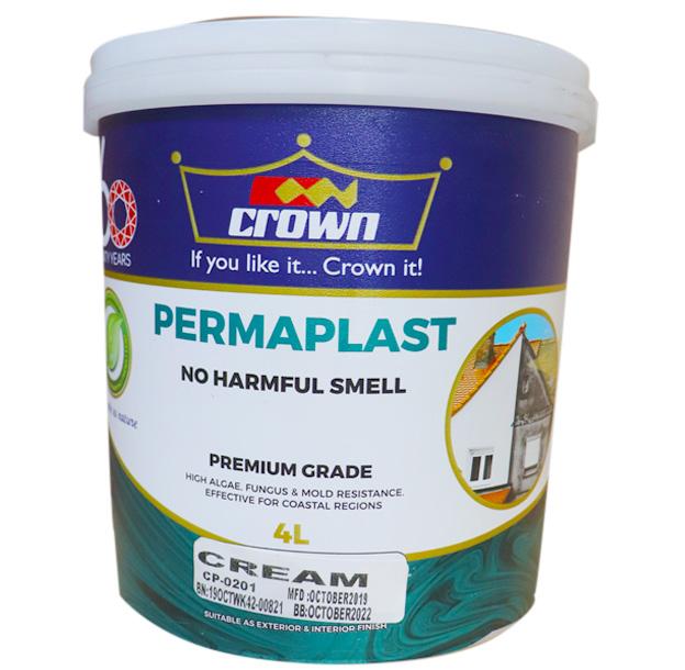 CRWN PERMAPLAST EXT. WHITE 4LTS