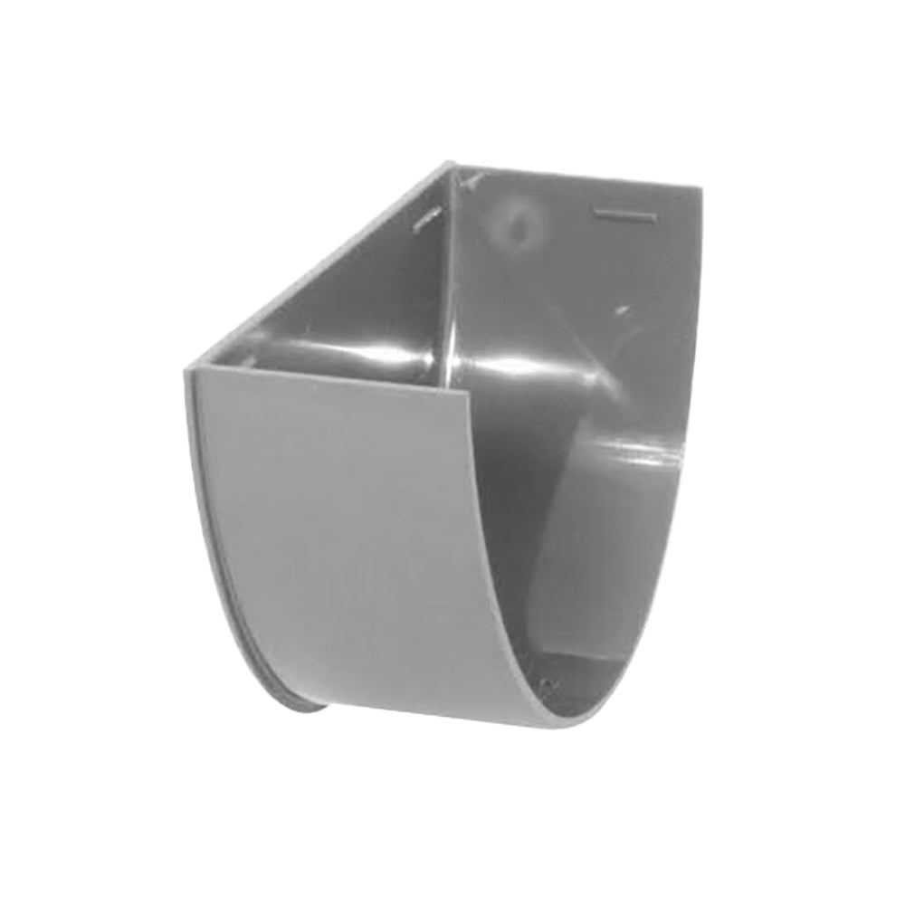 PVC GREY GUTTER STOP END INTERNAL R905