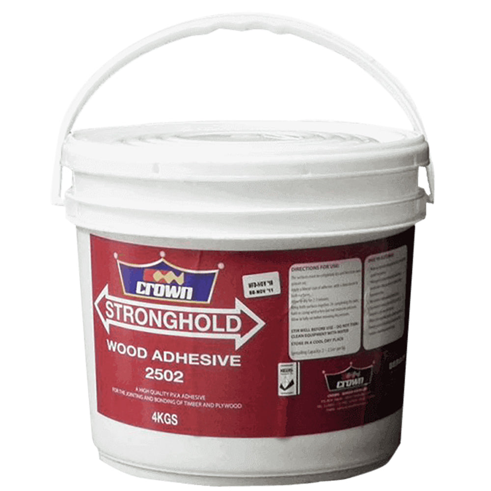 CRWN GLUE 2502 STRONGHOLD WOOD ADHESIVE 4KG