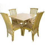 OUT OF STOCK -Garden Dining With 4 Chairs Straight