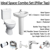 IDEAL SPACE COMBO SET WITH PILLAR TAP