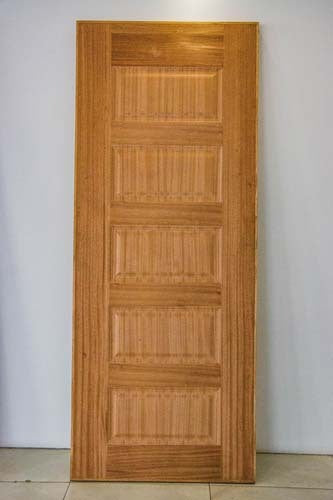 FLUSH DOOR MAHOGANY CROSS PANEL