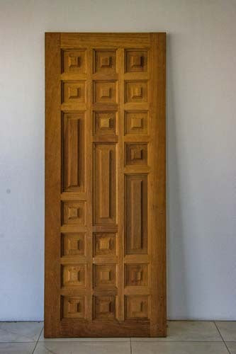 MAHOGANY SOLID MULTIPLE SQUARE PANEL STD 2