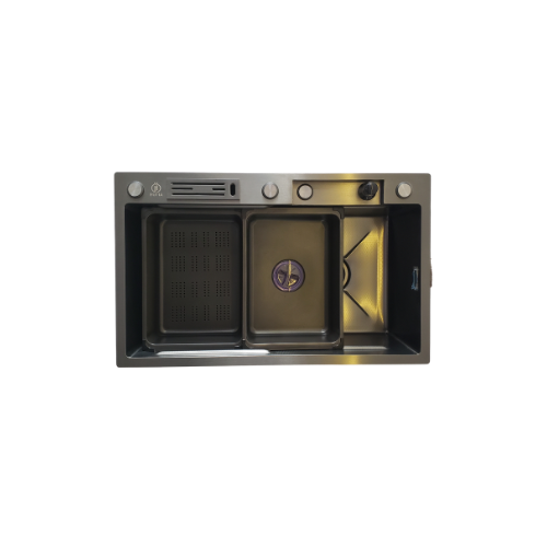 K/SINK NEM SMART SS304 HONEY COMB - GUN GREY NSK007 - Image 2