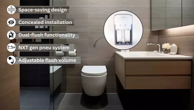 KOHLER 26352IN-M-NA - INSTAFIT NXT GEN Mechanical Tank (Half Frame) - Image 3