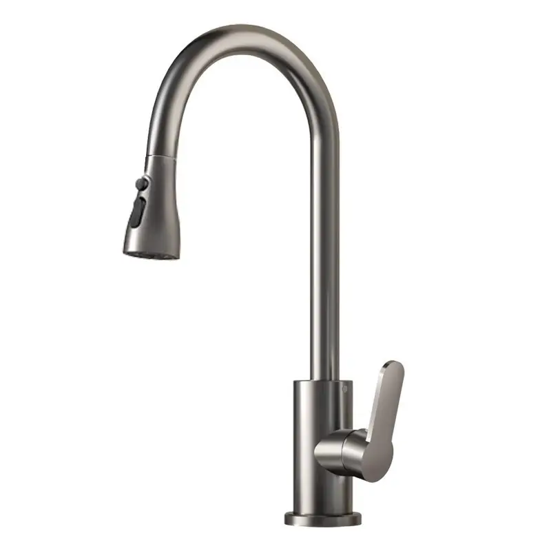 WK - Pull Down Kitchen Faucet (Zinc Alloy) K-8209Q