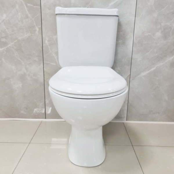IDEAL SPACE PUSH WC+CISTERN + SEAT/COVER WHITE - Image 2