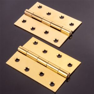 HINGES 4'' BRASS HEAVY PB
