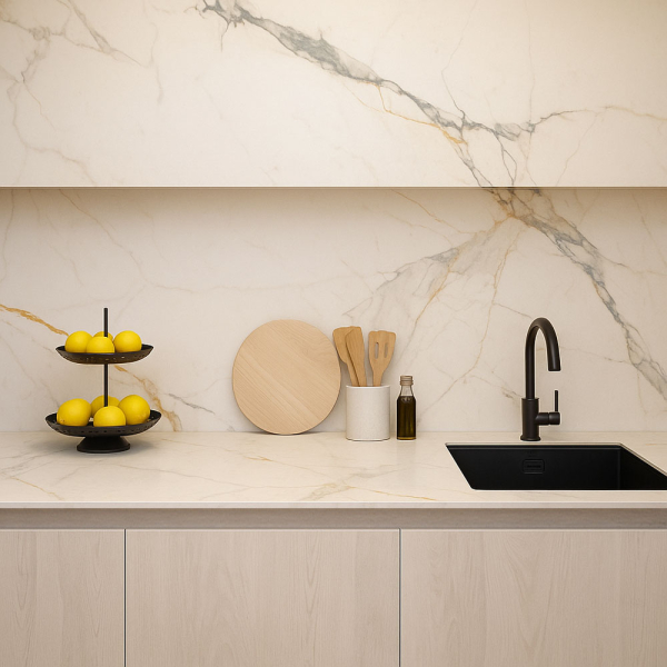 PORCELAIN SLAB 2400x800x15mm ACACIA WHITE - Image 2