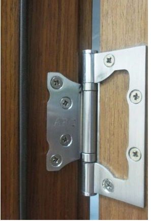 HINGES BUTTERFLY FOR INTERNAL DOORS 4x3x2.8 BRASS PB - Image 2