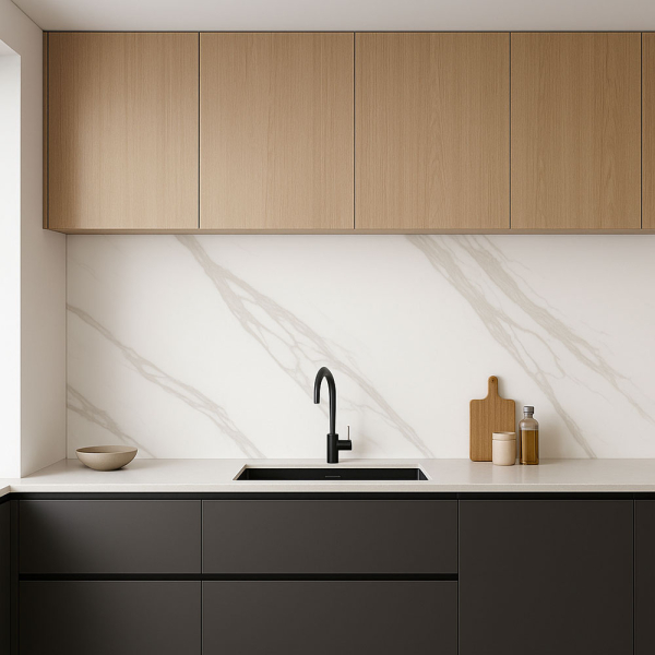 PORCELAIN SLAB 2400x800x15mm HELIX WHITE - Image 2