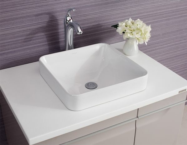 KOHLER 2661IN-1-0 - FOREFRONT SQUARE VESSEL LAVATORY - Image 2