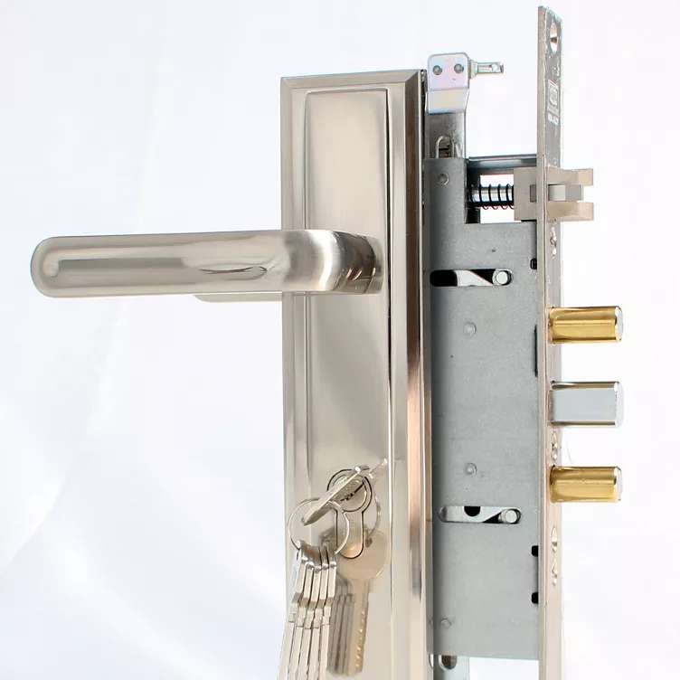 UNION CYL 3303 LS AB M/POINT M/BOLT LOCKSET LEFT - Image 2