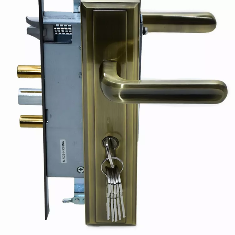 UNION CYL 3303 LS AB M/POINT M/BOLT LOCKSET LEFT - Image 3