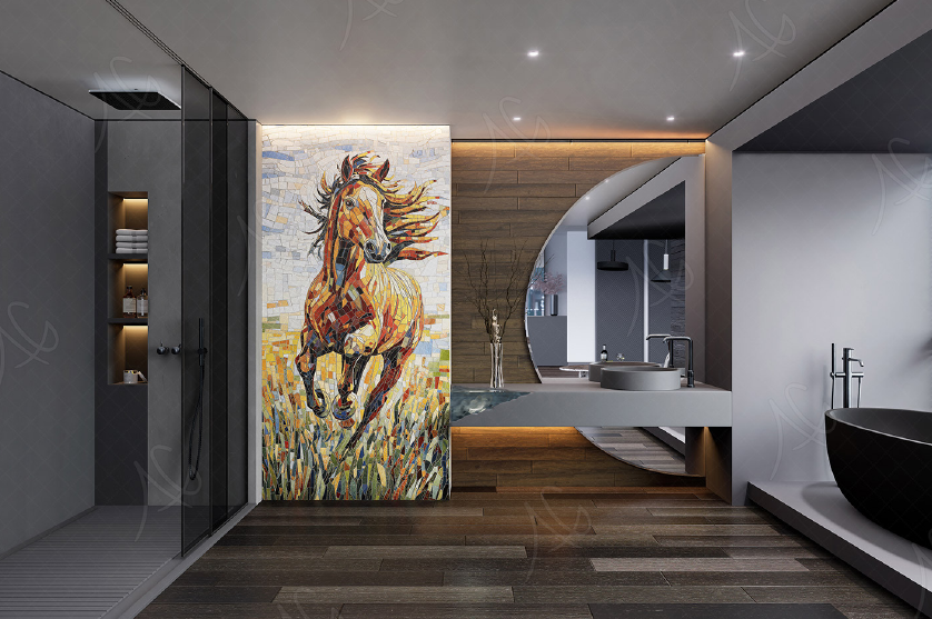 GRANULA MOSAIC 60×190 RACING HORSE(4) - Image 3