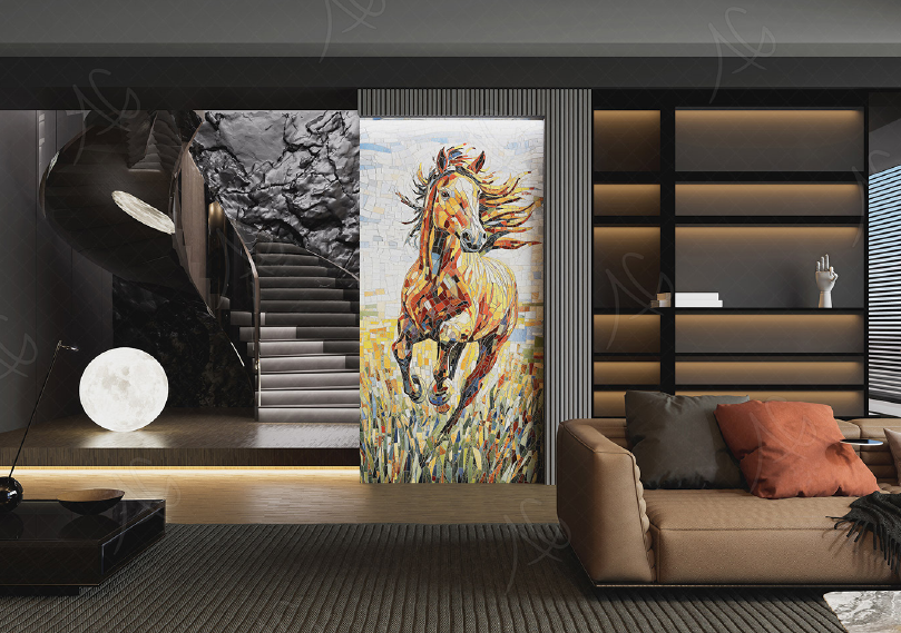 GRANULA MOSAIC 60×190 RACING HORSE(4) - Image 2