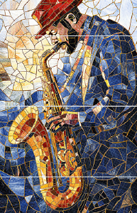 GRANULA MOSAIC 60×120 TRUMPET MAN(4)